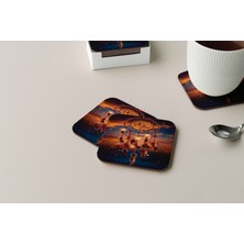 BD Digital Dekoratif Bardak Altlığı Yogo Pozları 100