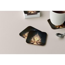 BD Digital Dekoratif Bardak Altlığı Neon Desen 54