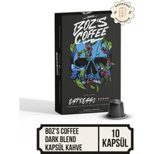 Bozs Coffee Dark Blend Nespresso Uyumlu Kapsül Kahve 10 Adet