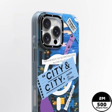 YoungKit iPhone 16 Pro Uyumlu Kılıf Magsafe Şarj Özellikli Youngkit A-City Serisi Kapak Mavi