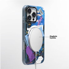 YoungKit iPhone 16 Pro Uyumlu Kılıf Magsafe Şarj Özellikli Youngkit A-City Serisi Kapak Mavi