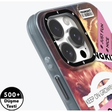 YoungKit iPhone 16 Pro Max Uyumlu Kılıf Magsafe Şarj Özellikli Youngkit A-City Serisi Kapak Pembe