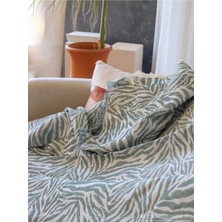 Embays Collection < 160 x 210 cm  > Zebra Desenli Pamuklu Koltuk Örtüsü, Koltuk Şalı, Çok Amaçlı Pike