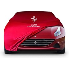 ULTRASHOP Ultra Shop Ferrari California Uyumlu Araba Brandası Kırmızı Kumaş Penye Toz Geçirmez Garaj Brandası Oto Branda