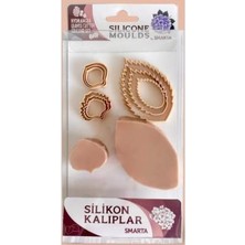 Smarta Silikon Kalıp  - Ortanca Hydrangea Leaves Cutter Set