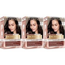 L'Oréal Paris Excellence Saç Boyası 3u Nude Koyu Kahve 3'Lü Set