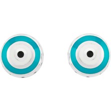 Altın Sepeti Gümüş Mineli Göz Küpe