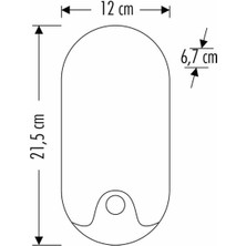 Cata 12W Sensörlü Dekoratif LED Aplik CT-7093