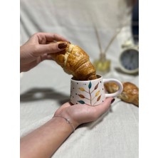 Porcelland Sonbahar Temalı Yaprak Kupa
