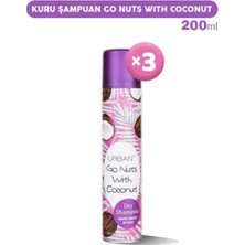 Urban Care Kuru Şampuan Go Nuts With Coconut 200 ml x 3