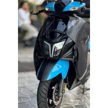 Rks Azure Motosiklet Diz Örtüsü Scooter Diz Örtüsü Premium (Su ve Rüzgar Geçirmez)