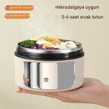 Aaa Ss Yemek Yemek Yalıtım Yalıtım Paslanmaz Mikrodalga Kabı Kabı Isıtma ile Fırın Çelik Çantası 304 (Yurt Dışından)