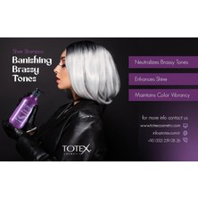 Totex Silver Saç Şampuanı | Sarışınlar Için Saç Rengi Açıcı - Aydınlatıcı | Unisex & Tüm Saç Türleri 500ML