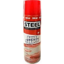 Steel Sprey Boya Sökücü Ahşap Üzeri Boya Sökücü Metal Boyası Sökücü 200 ml