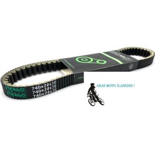 Super Moto  Honda Spacy Alpha 110 Uyumlu Kayış Tırtıklı 740X20X30 Motto