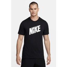 Nike Dri-Fıt Fitness Erkek Siyah T-Shirt