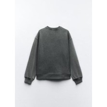 Zr Antrasit Oversize Sweatshirt