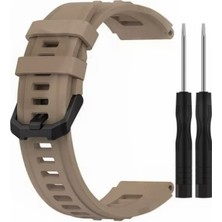 34center Amazfit T-Rex Ultra Uyumlu Tokalı Kordon Kayış Silikon