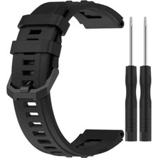 34center Amazfit T-Rex Ultra Uyumlu Tokalı Kordon Kayış Silikon