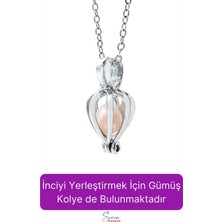 Svein Özel Üretim Kutulu Istiridye Içinde Sevgiliye Anneye Gerçek Inci Kolye Hediye Kadın Aksesuar Seti