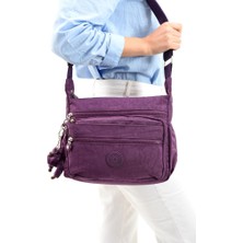 Klinkır Omuz Çantası Çapraz Askılı Postacı Çanta Çok Cepli Günlük Kullanıma Uygun 30*23 cm