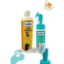 Bioxi ® Kedi & Köpek Ürünleri: Vegan Pet Şampuan 200 ml + Pati Temizleme Köpüğü 150 ml - Derin Temizlik ve Bakım Seti