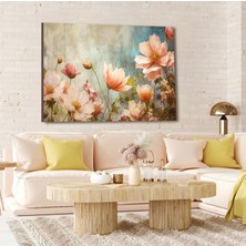 Bestablo Dekoratif Renkli Çiçekler Kanvas Tablo Bestablo