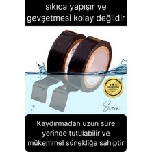 Svein 8 Ad. 20 mt Yalıtım Izole Pvc Elektrik Bandı Su Geçirmez Sızdırmaz Koruma Bant Siyah