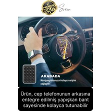 Vantuzlu Pratik Otomobil Araba Torpido Cep Telefonu Sabitleme Pedi Tutucu Güçlü Sağlam Motosiklet