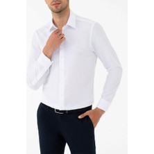 Advante Slim Fit Pamuk Saten Erkek Gömlek