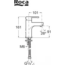 ROCA A5DA56AC0K Arola Lavabo Bataryası Banyo Bataryası ve Aurea Model Sürgülü Duş Takımlı Banyo Seti Parlak Krom Renk