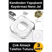 Nano Jel Pedi Sihirli Yıkanabilir Çok Amaçlı Fonksiyonel Kaymaz Evrensel Sabitleme Telefon Tutucu