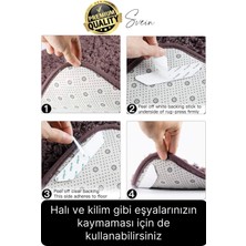 Svein Premium Çivisiz Resim Çerçeve Iz Bırakmaz Sökülebilen Tablo Asma Bandı 8'li Set Cırt Bant Yapışkan