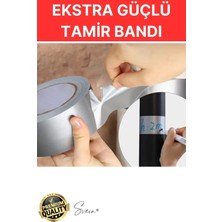 Svein 2 Adet 10 mt Gri Lifli Tamir Takviye Onarım Bandı Su Geçirmez Sızdırmaz Kuvvetli Dayanıklı Çatlak