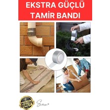 Svein 40 Adet 10 mt Gri Lifli Tamir Takviye Onarım Bandı Su Geçirmez Sızdırmaz Kuvvetli Dayanıklı Çatlak