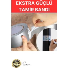 Svein 40 Adet 10 mt Gri Lifli Tamir Takviye Onarım Bandı Su Geçirmez Sızdırmaz Kuvvetli Dayanıklı Çatlak