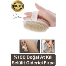 %100 Doğal At Kılı Çatlak Karşıtı Banyo Peeling Fırçası Kese Ölü Deriden Arındırır