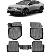 Citroen C4X 2023 Sonrası 3D Havuzlu Paspas Siyah