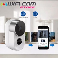 Tuya Smart 1080P Wifi 100% Kablosuz Şarjlı Kamera 4-6 Ay Bekleme Süresi