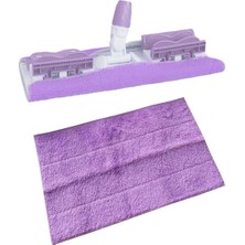 Tekno Trust Mandallı Mikrofiber Mop Takımı( Sap,aparat,4 Yedek Mop) 3 Adet Yedek Bez Hediyeli