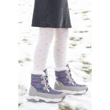 Kiko Kids Bambu Bağcıklı Kız Çocuk Kar Botu