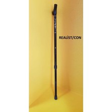 Nidage Realist/con Asansörlü Ayarlanabilir Metal Baston (Siyah)