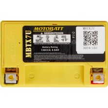 Motobatt 12 Volt 8 Amper Dik Akü Mbtx7U