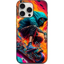 Dali Design iPhone 14 Pro Lansman Kılıf Skateskull
