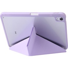 Forestl Digital Origami Standı iPad 10.9 (2022) Otomatik Uyandırma uyku Pu Deri Akrilik Tam Koruma Tablet Kılıfı (Yurt Dışından)