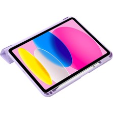 Forestl Digital Origami Standı iPad 10.9 (2022) Otomatik Uyandırma uyku Pu Deri Akrilik Tam Koruma Tablet Kılıfı (Yurt Dışından)