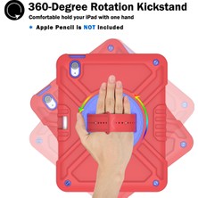 Forestl Digital iPad Air 11 (2024) X Shaped Serisi stand Pc Silikon Omuz Askılı Tablet Kılıfı (Yurt Dışından)