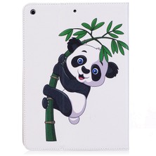 Forestl Digital Desen Baskı Cüzdan Katlanabilir Folyo iPad 9 7 Inç (2017 2018) Bambu Üzerine Tırmanan Panda Tablet Kılıfı (Yurt Dışından)