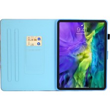 Forestl Digital Air 11 (2024) AIR (2020 2022) Pu Deri Standlı Desen Baskı Okyanus Tablet Kılıfı (Yurt Dışından)