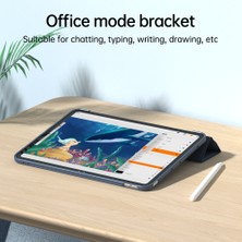 Forestl Digital iPad Pro 11 (2024) Otomatik Uyandırma uyku Lavanta ile Origami Standlı Deri Tablet Kılıfı (Yurt Dışından)